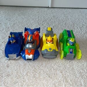 Paw Patrol Colorful Rescue Vehicles Set